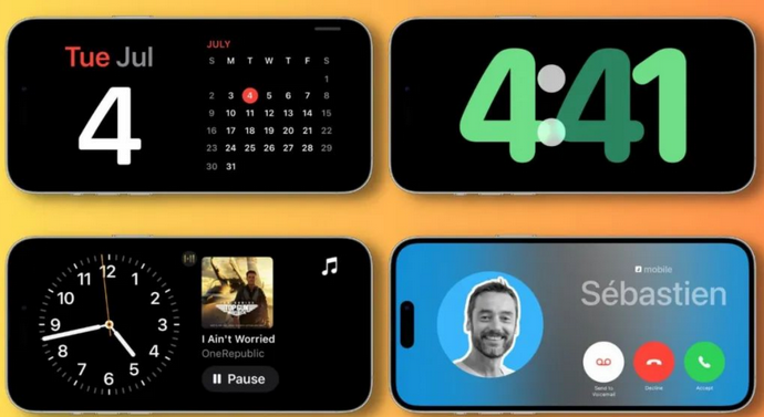 平利苹果手机维修分享iOS17横屏充电待机显示有什么好处 