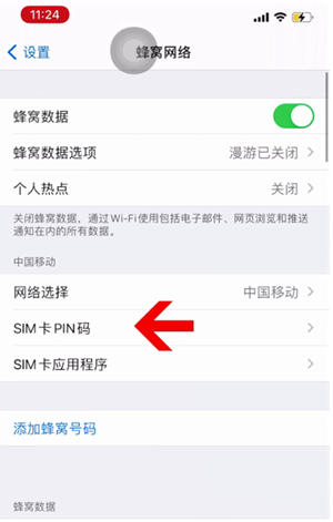 平利苹果14维修网分享如何给iPhone14的SIM卡设置密码 