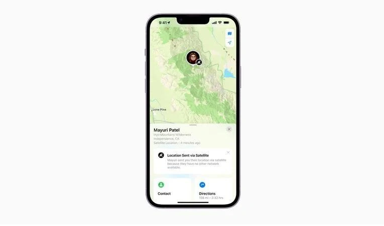 平利苹果14维修分享iPhone14系列中 FindMy功能通过卫星分享位置方法教程 