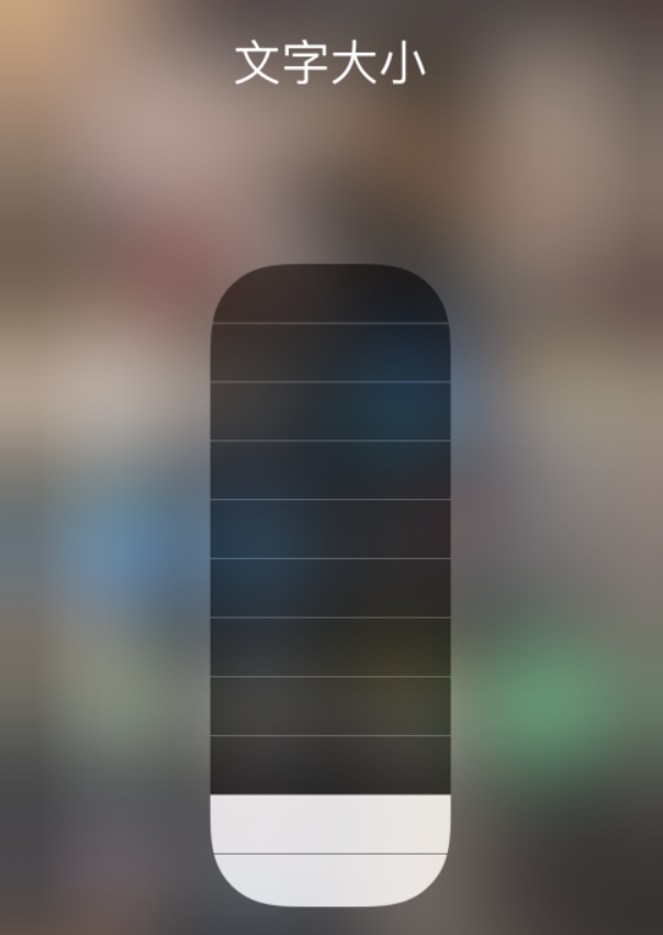 平利苹果手机维修分享小技巧：在 iPhone 控制中心快速调节字体大小 
